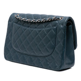 Jumbo Classic Iridescent Caviar Double Flap